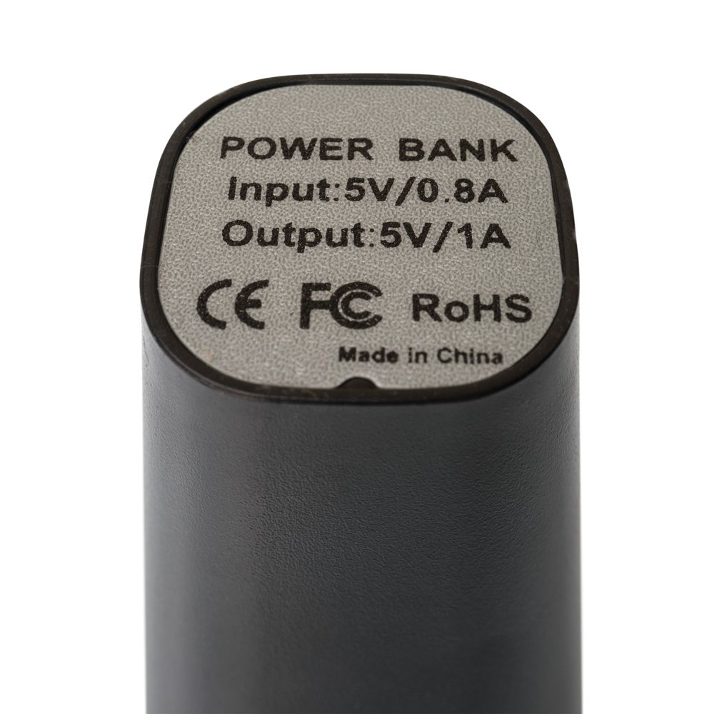 Внешний аккумулятор Easy Shape 2000 мАч, черный / Миниатюра WWW (1000)