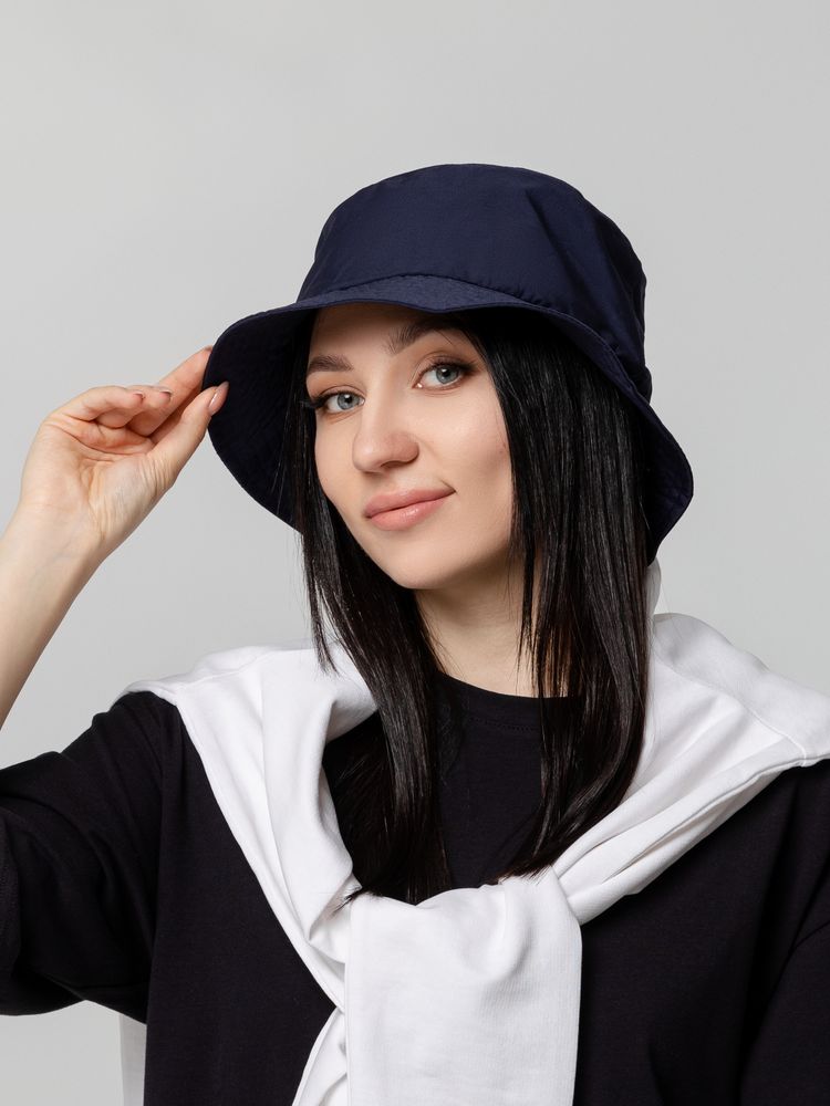 Панама складная Orust, темно-синяя / Миниатюра WWW (1000)