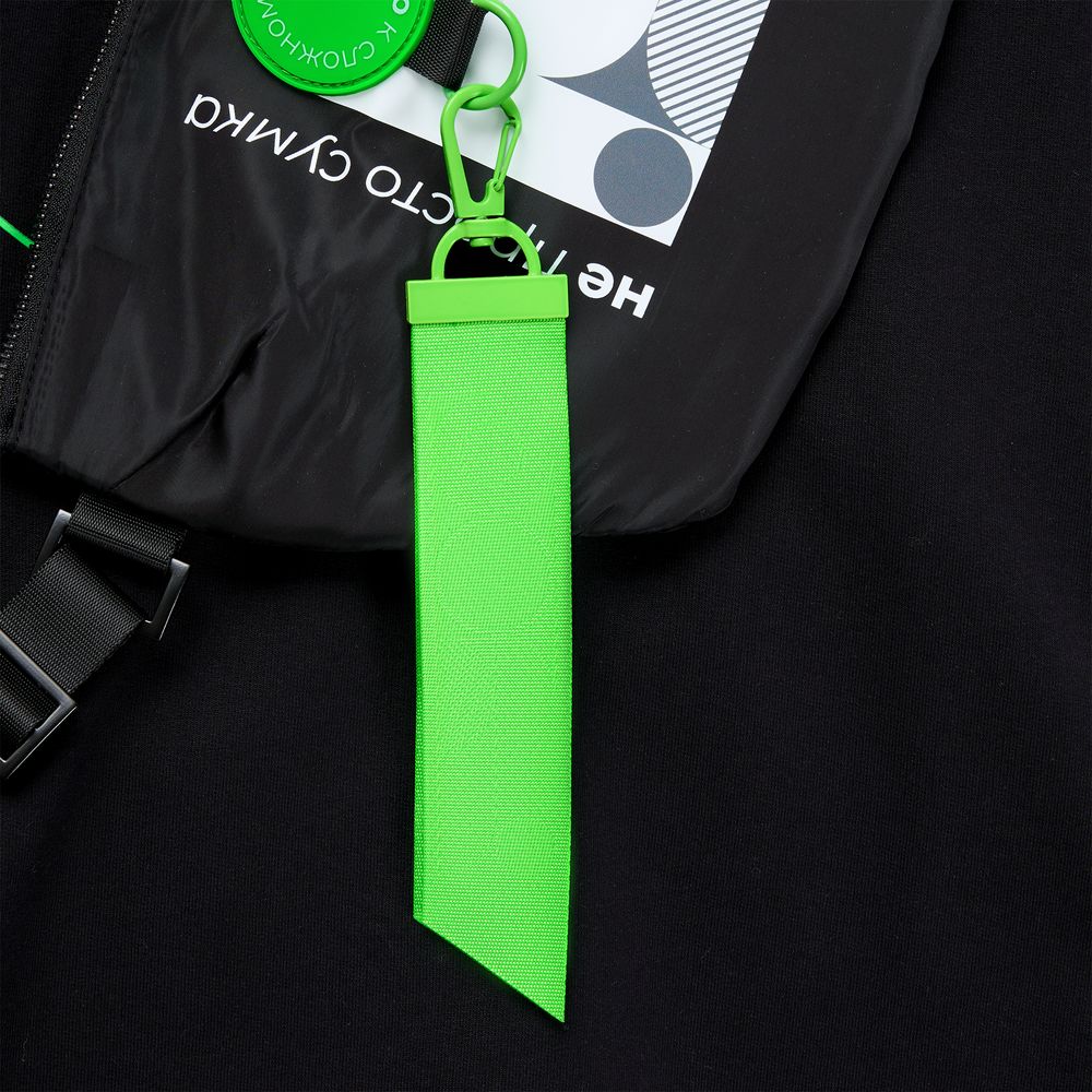 Поясная сумка W1, черная / Миниатюра нанесения (1000)