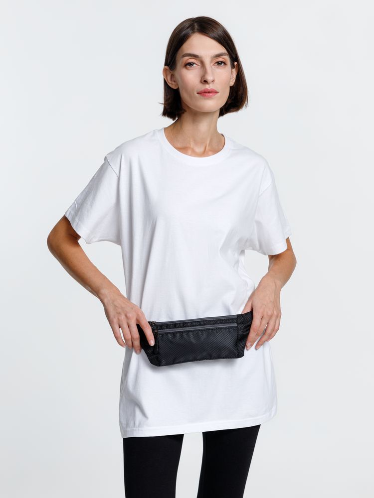 Спортивная поясная сумка Run for Fun, черная / Миниатюра WWW (1000)