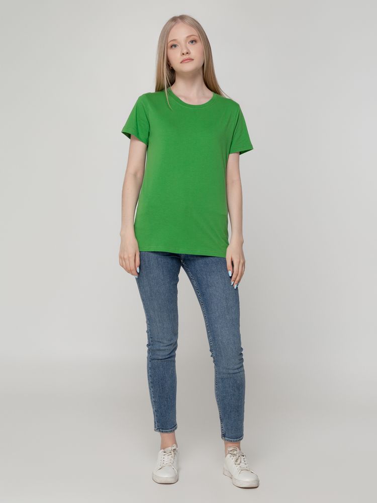 Футболка женская T-bolka Lady, ярко-зеленая / Миниатюра WWW (1000)