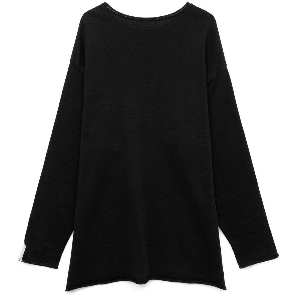 Лонгслив унисекс Siluetti Fuori, черный / Миниатюра WWW (1000)