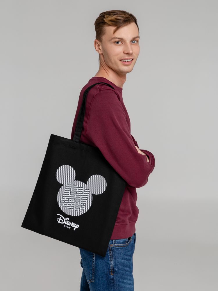 Холщовая сумка «Микки Маус. Oh, Boy», черная / Миниатюра WWW (1000)