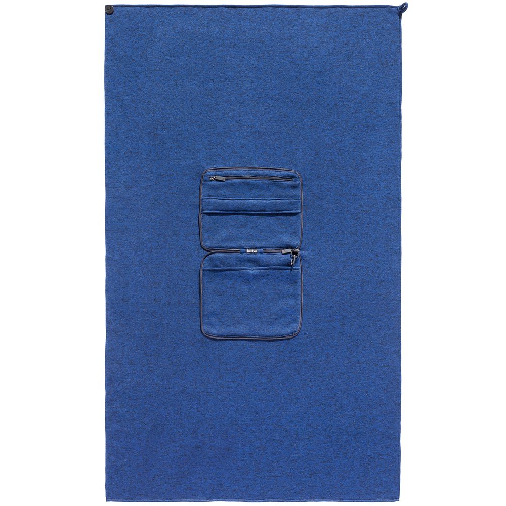 Дорожный плед onBoard, синий меланж / Миниатюра WWW (1000)