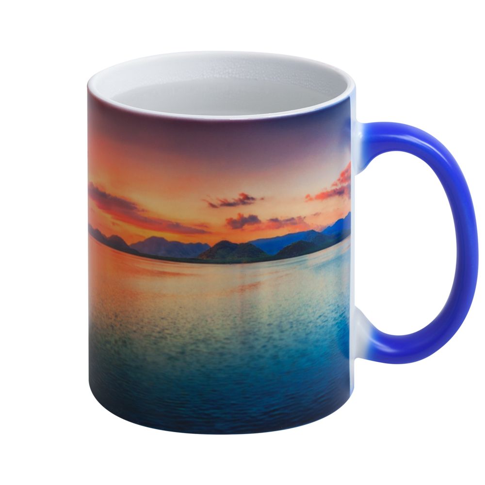 Кружка «Хамелеон», матовая, синяя / Миниатюра WWW (1000)