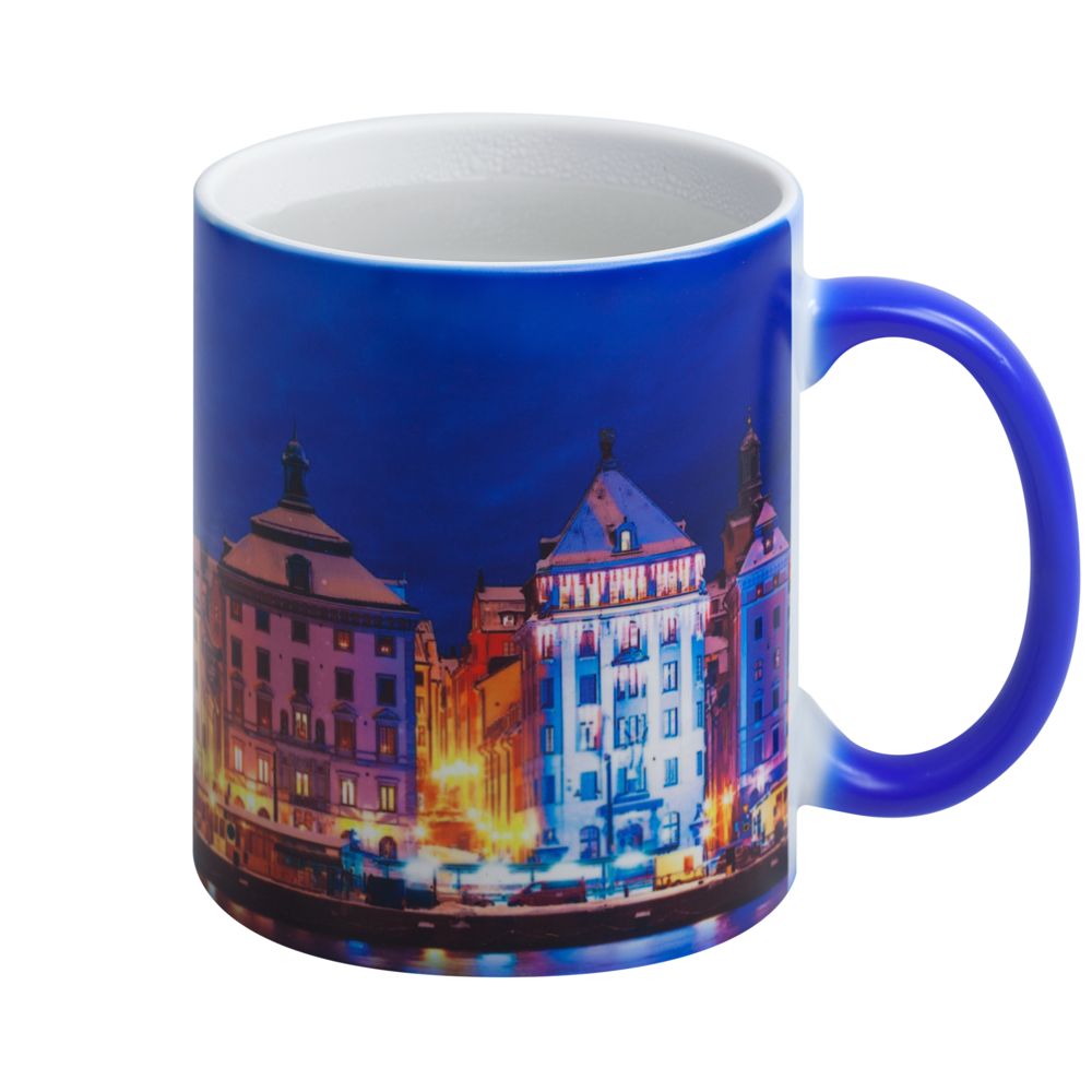 Кружка «Хамелеон», матовая, синяя / Миниатюра WWW (1000)