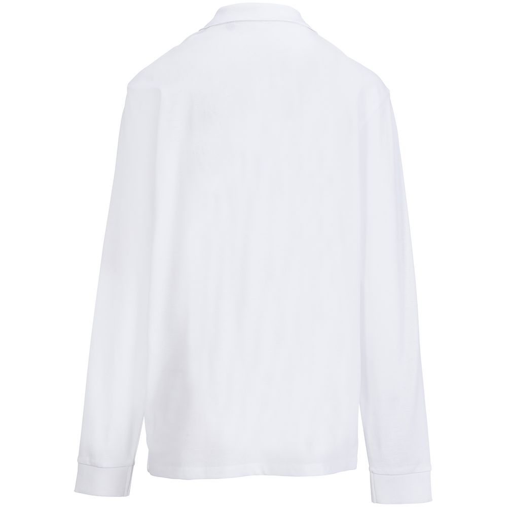 Рубашка поло унисекс с длинным рукавом Pacific LSL, белая / Миниатюра WWW (1000)