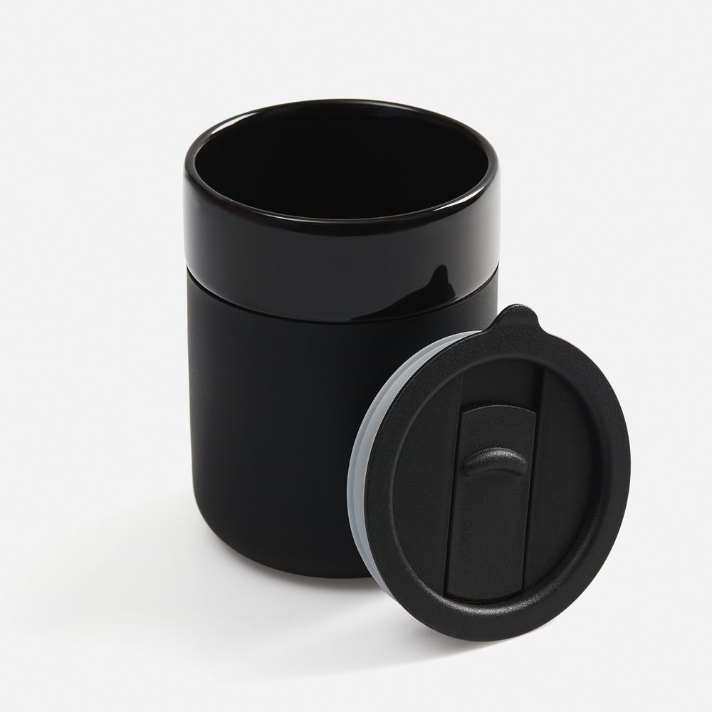 Кружка Nabo с силиконовым держателем, черная / Миниатюра WWW (1000)