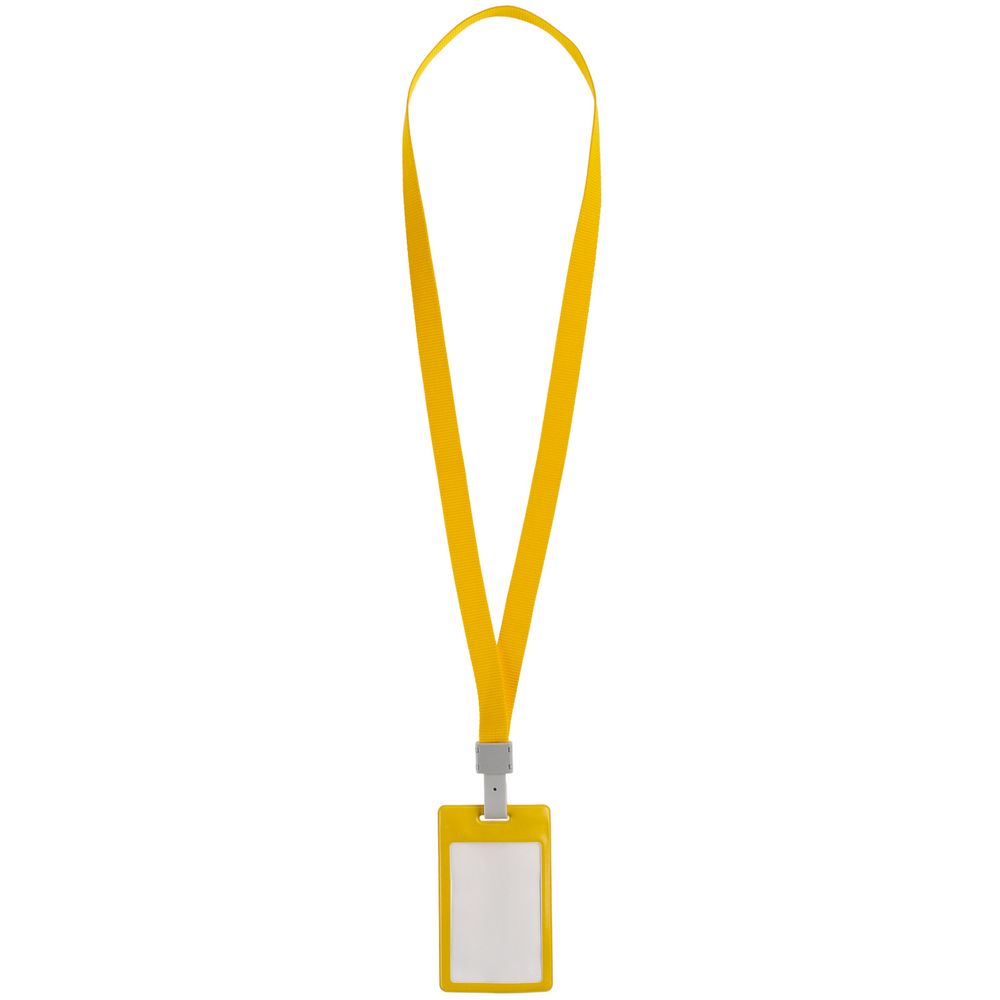 Карман для бейджа с лентой Staff, желтый / Миниатюра WWW (1000)