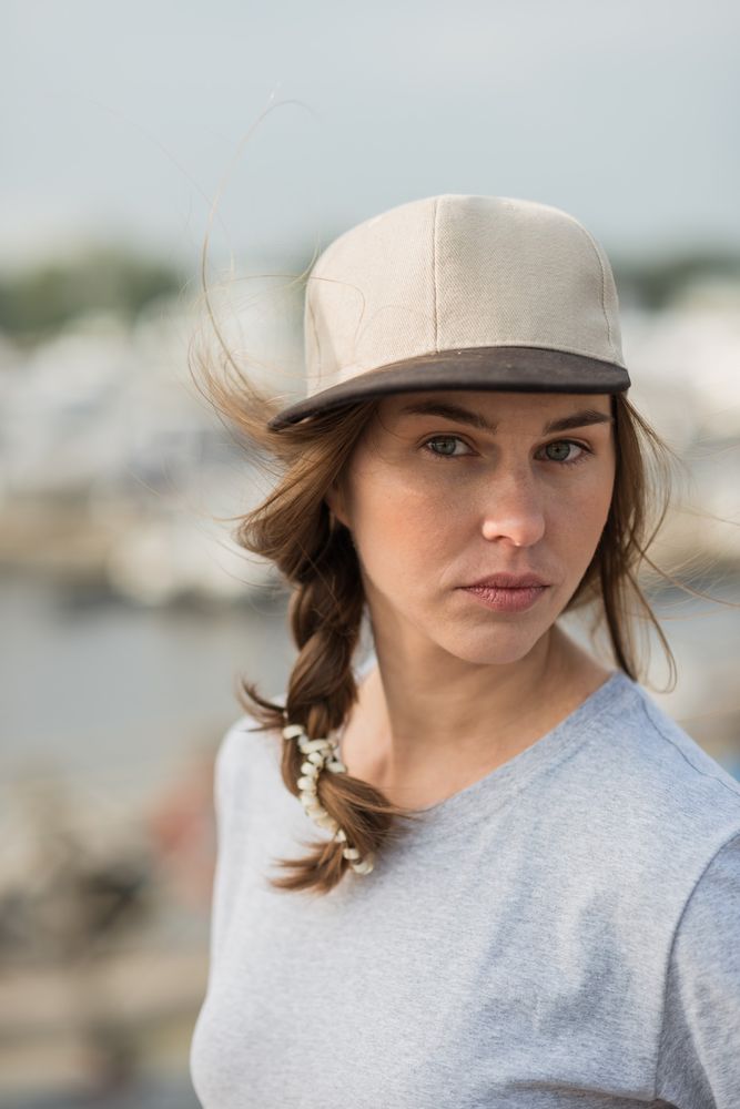 Бейсболка Unit Heat с прямым козырьком, двухцветная, красная с черным / Миниатюра WWW (1000)