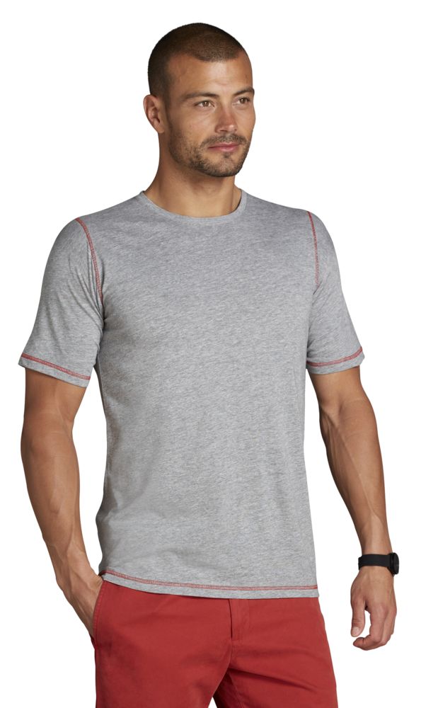 Футболка мужская Mustang 150, ярко-синяя с белым / Миниатюра WWW (1000)