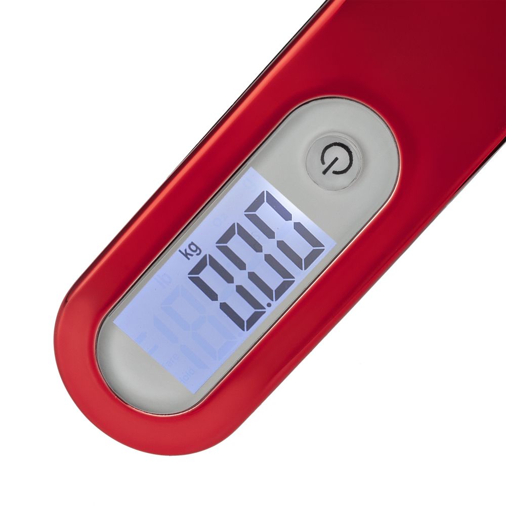 Дорожные весы onBoard Soft Touch, красные / Миниатюра WWW (1000)