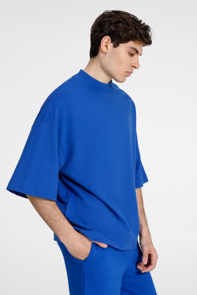 Футболка оверсайз унисекс T9, синяя / Миниатюра WWW (1000)