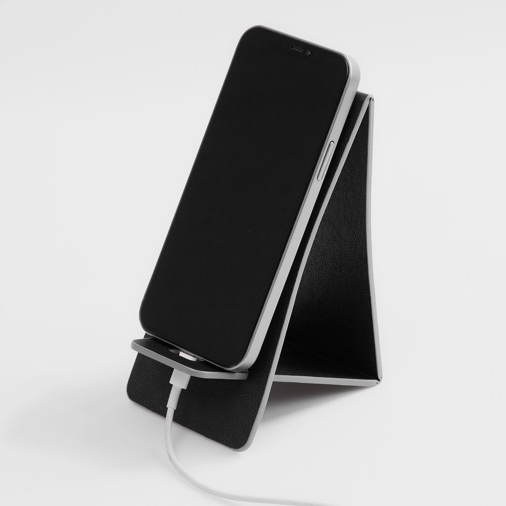 Подставка для телефона Petrus, черная / Миниатюра WWW (1000)