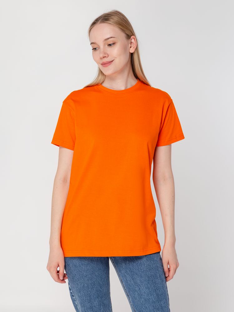 Футболка унисекс T-Bolka 160, оранжевая / Миниатюра WWW (1000)