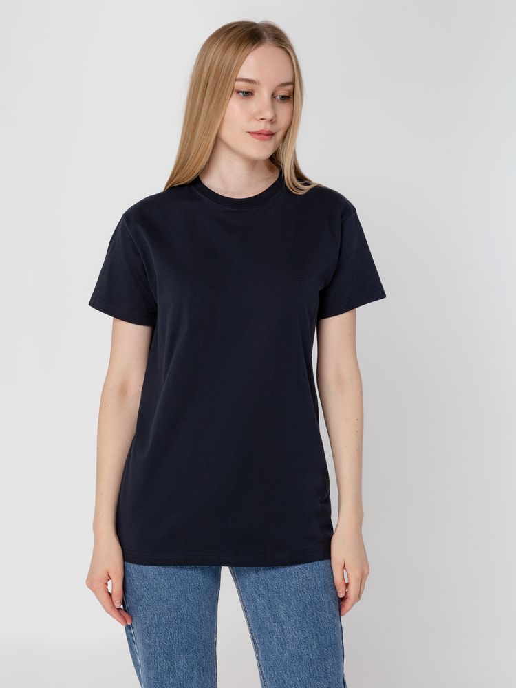 Футболка унисекс T-Bolka 160, темно-синяя / Миниатюра WWW (1000)