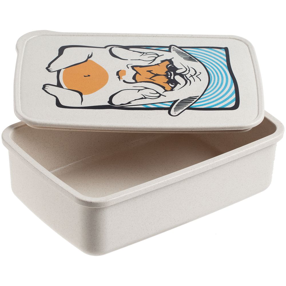 Ланчбокс Deep Thinker, бежевый / Миниатюра WWW (1000)