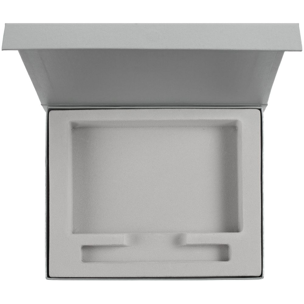 Коробка Rime под блокнот и ручку, серебристая / Миниатюра WWW (1000)