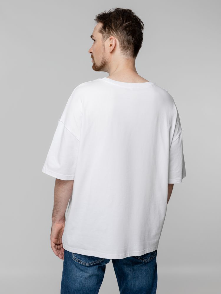 Футболка унисекс оверсайз Crosstown, белая / Миниатюра WWW (1000)