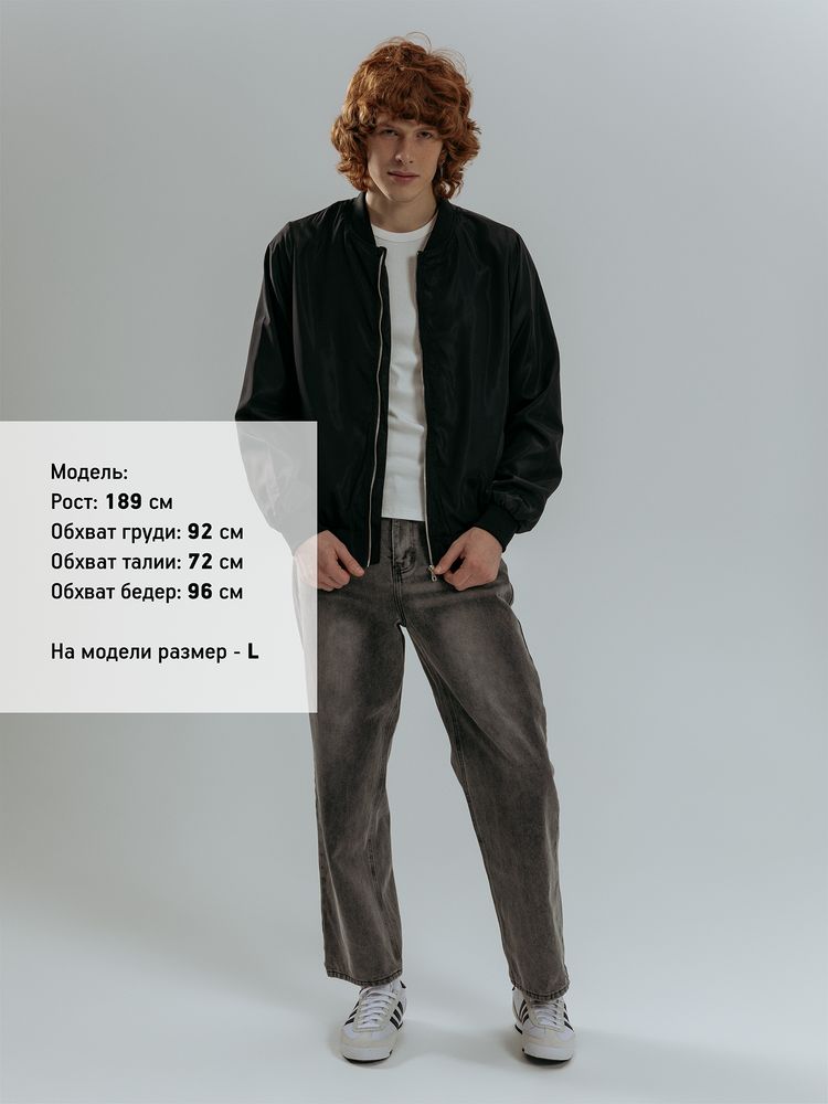 Бомбер Wigton, черный / Миниатюра модельного (1000)