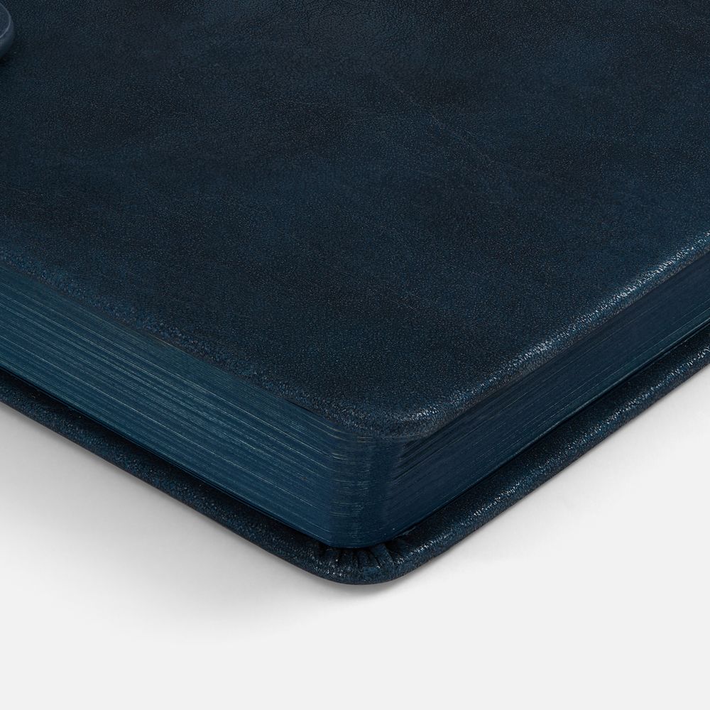 Ежедневник Leadmark, недатированный, синий / Миниатюра WWW (1000)