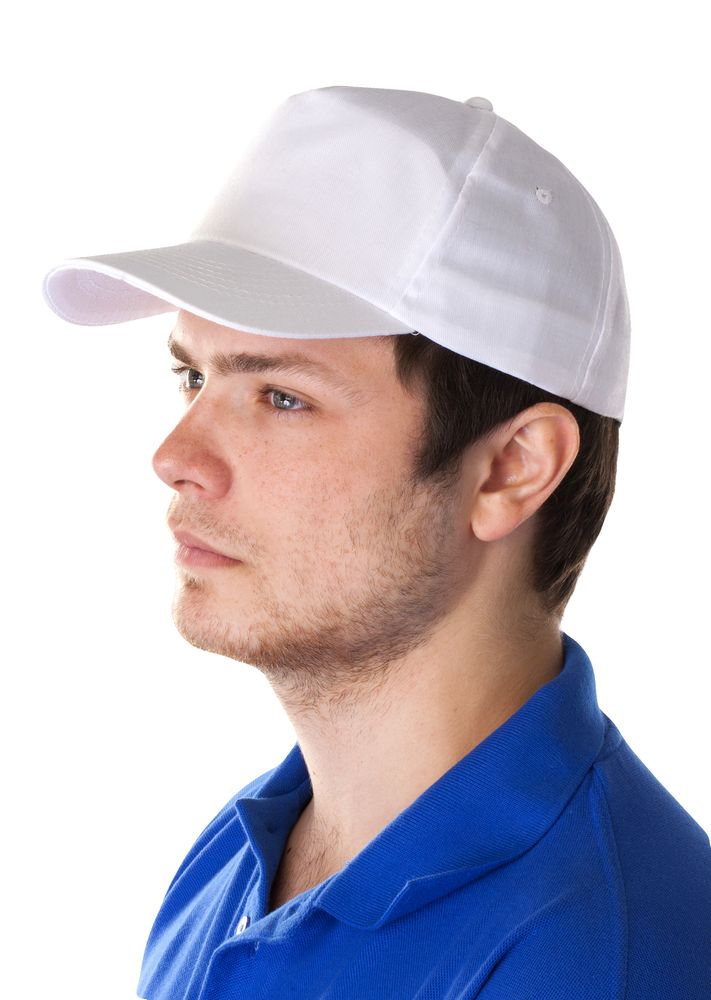 Бейсболка Unit First, белая / Миниатюра WWW (1000)