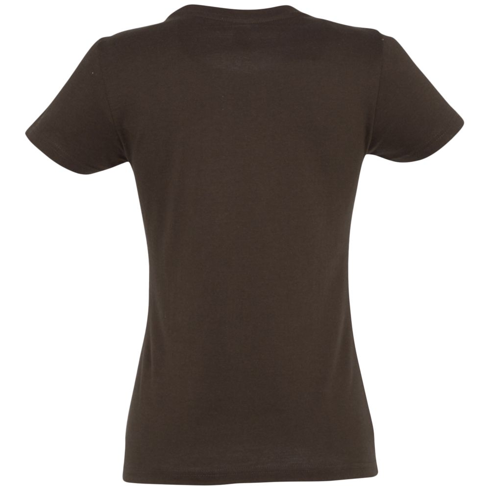 Футболка женская Imperial Women 190, шоколадно-коричневая / Миниатюра WWW (1000)