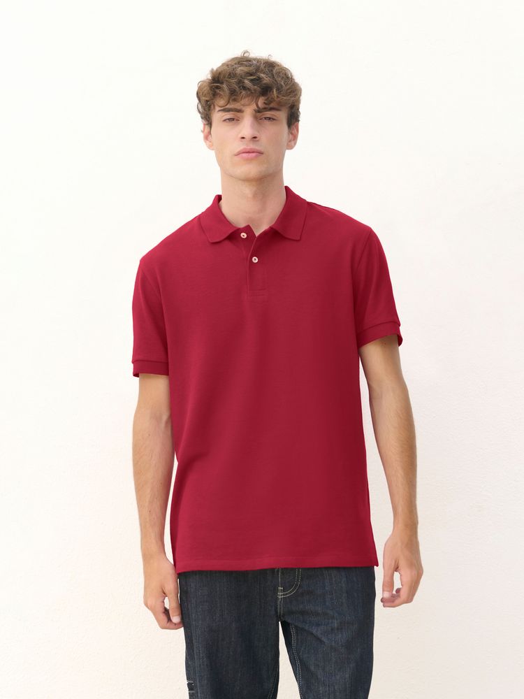 Рубашка поло унисекс Pacific, светло-розовая / Миниатюра модельного (1000)