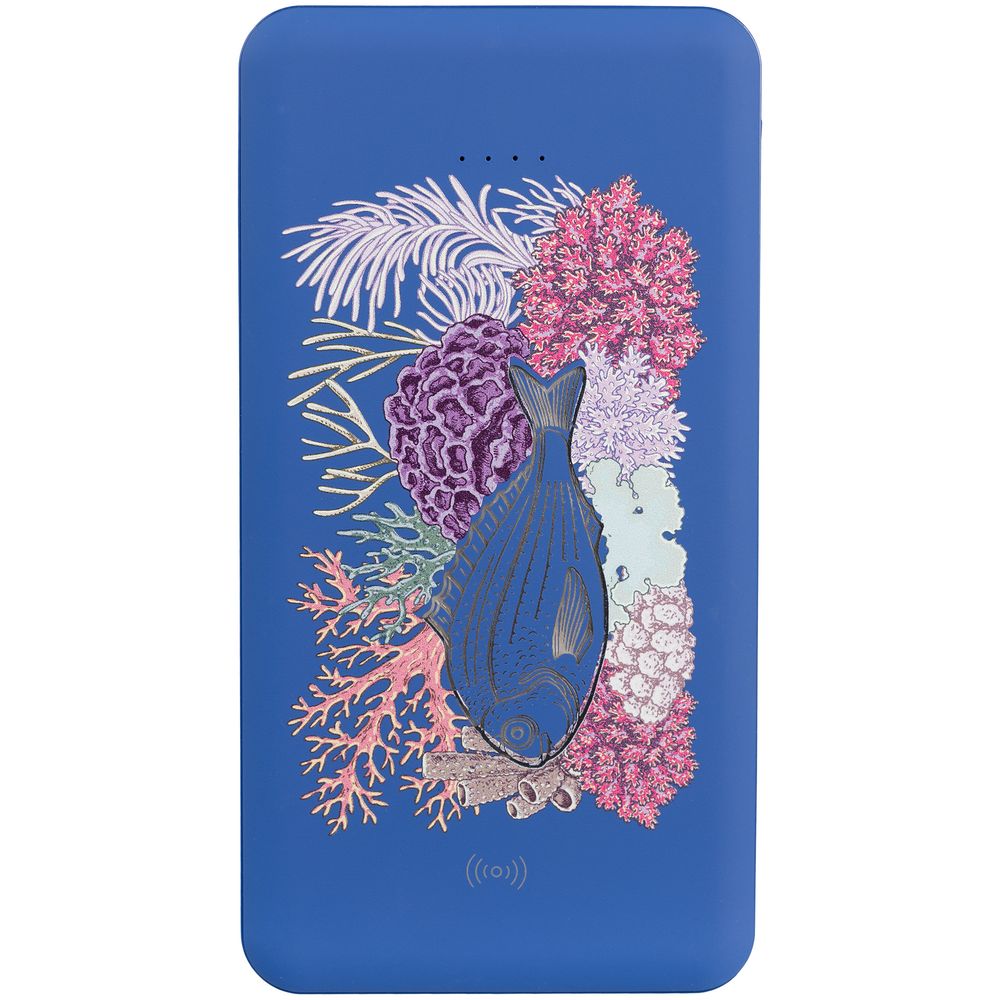 Аккумулятор с беспроводной зарядкой markBright Urban, 6000 мАч, синий / Миниатюра WWW (1000)