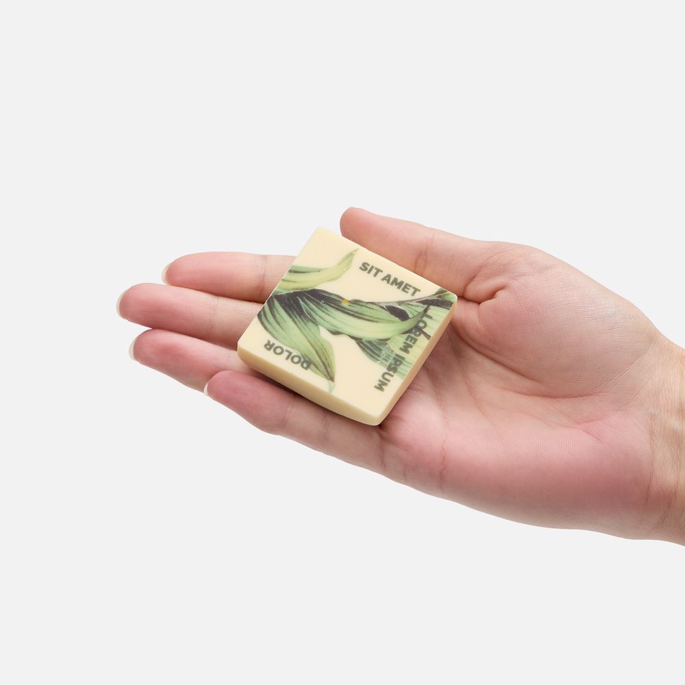 Печенье Dream White в белом шоколаде, квадрат / Миниатюра WWW (1000)