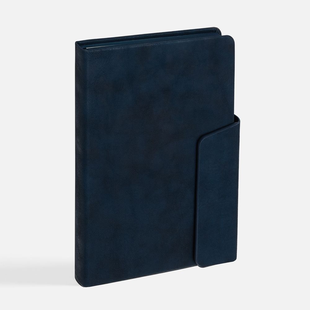 Ежедневник Leadmark, недатированный, синий / Миниатюра WWW (1000)