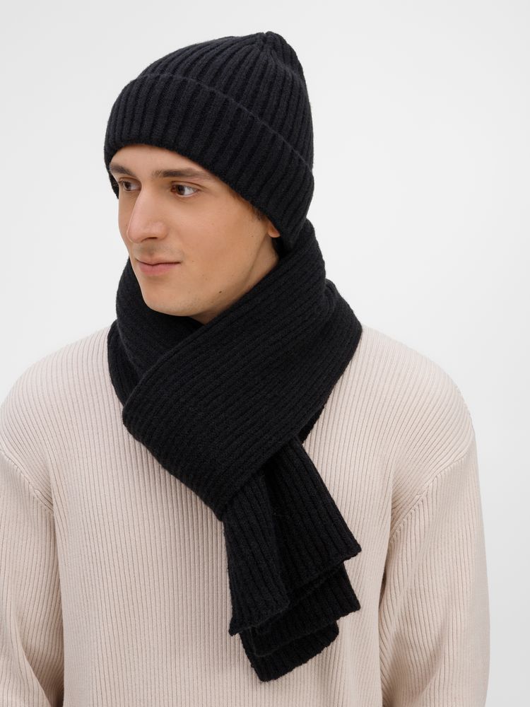 Шарф Laconi, черный / Миниатюра WWW (1000)