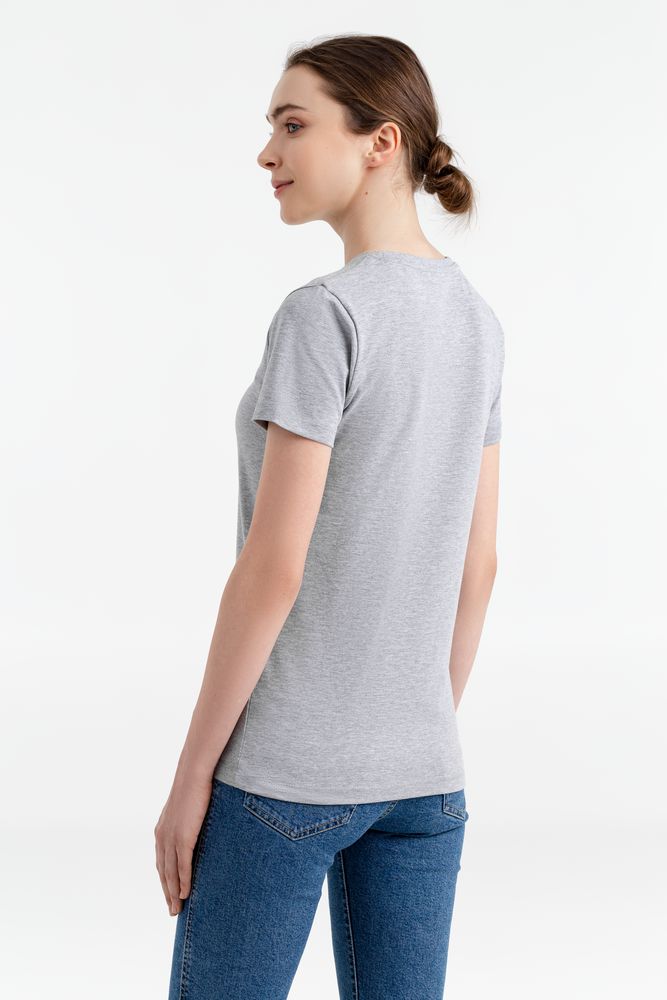 Футболка женская T-bolka Stretch Light Lady, серый меланж / Миниатюра WWW (1000)