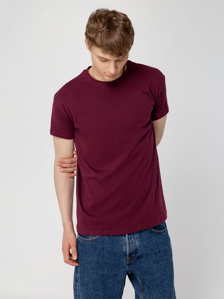 Футболка унисекс Regent 150, бордовая / Миниатюра WWW (1000)