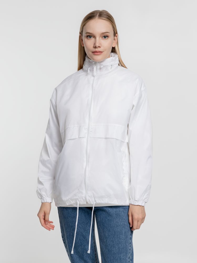 Ветровка из нейлона Surf 210, белая / Миниатюра WWW (1000)