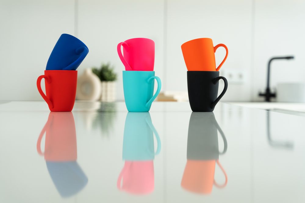 Кружка Good Morning с покрытием софт-тач, ver.2, синяя / Миниатюра WWW (1000)