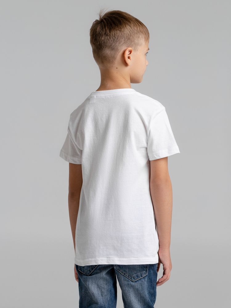 Футболка детская T-bolka Fit Kids, белая / Миниатюра WWW (1000)