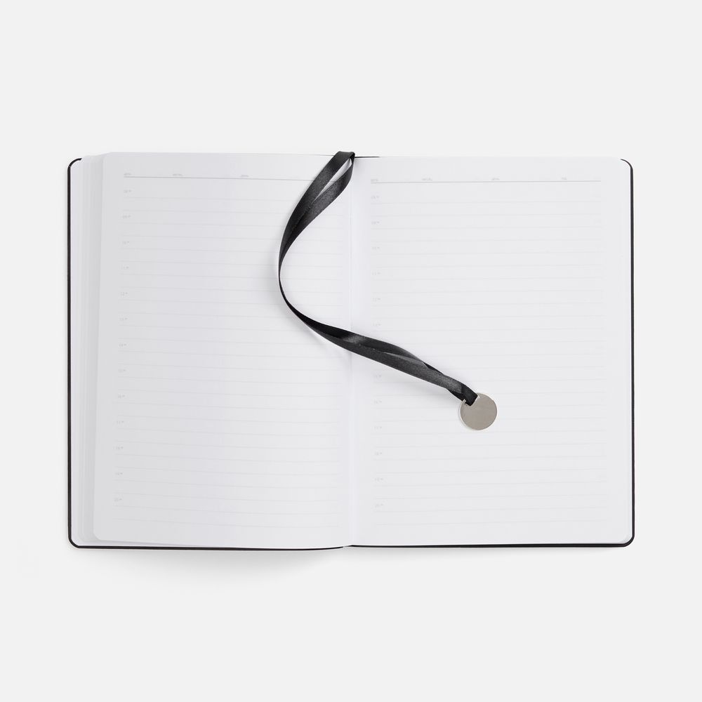 Ежедневник Lafite, недатированный, черный / Миниатюра WWW (1000)