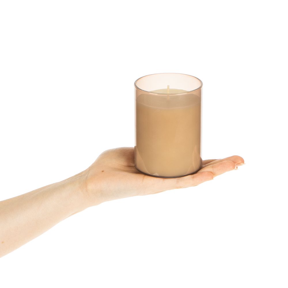 Ароматическая свеча Flikka, сосна и кипарис, бежевая / Миниатюра WWW (1000)