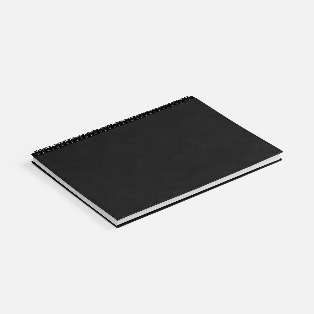 Ежедневник Notera Maxi, недатированный, черный / Миниатюра WWW (1000)