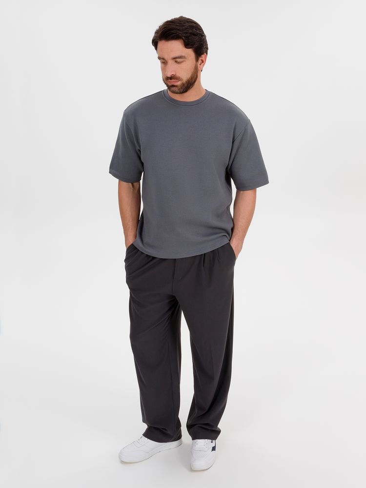 Джемпер с коротким рукавом Siluetti Volumica, серый / Миниатюра WWW (1000)