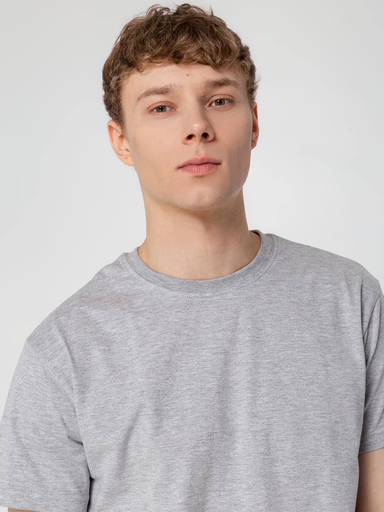 Футболка унисекс T-Bolka 160, серый меланж / Миниатюра WWW (1000)