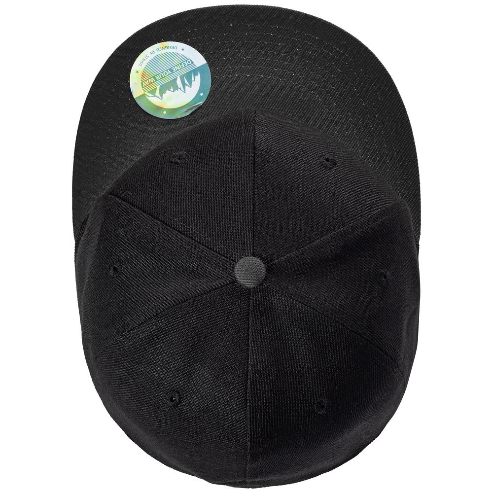 Бейсболка Ben Hope с прямым козырьком, черная / Миниатюра WWW (1000)