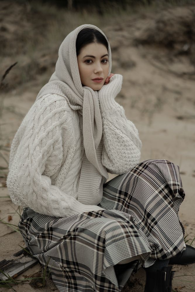 Косынка Greta, темно-синяя / Миниатюра WWW (1000)