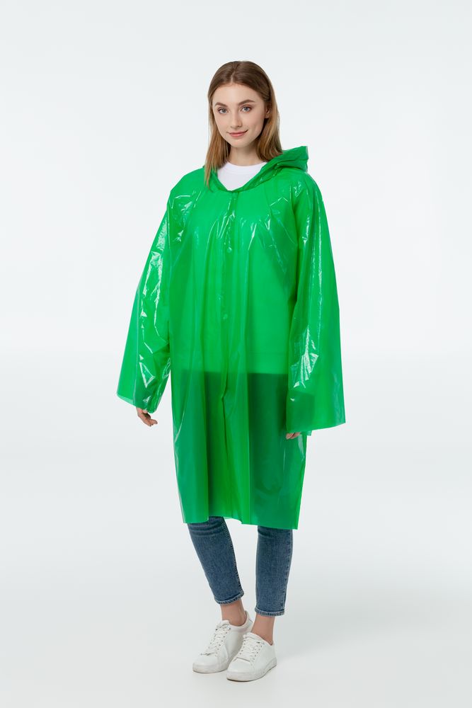 Дождевик-плащ BrightWay, зеленый / Миниатюра WWW (1000)