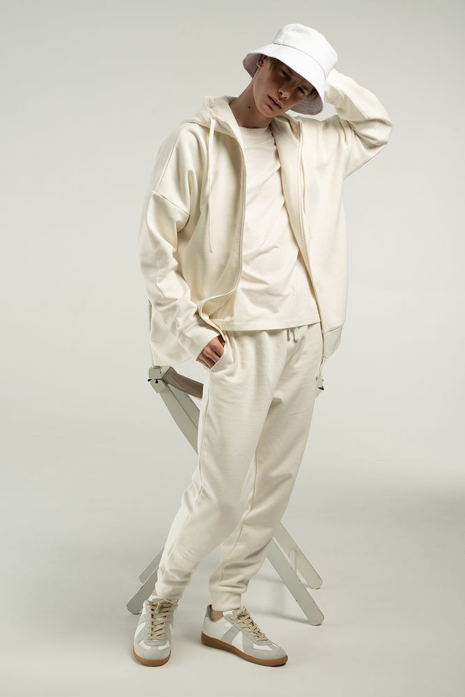 Толстовка унисекс H3, молочно-белая / Миниатюра WWW (1000)