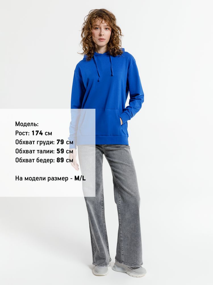 Худи унисекс Westray, синее / Миниатюра модельного (1000)
