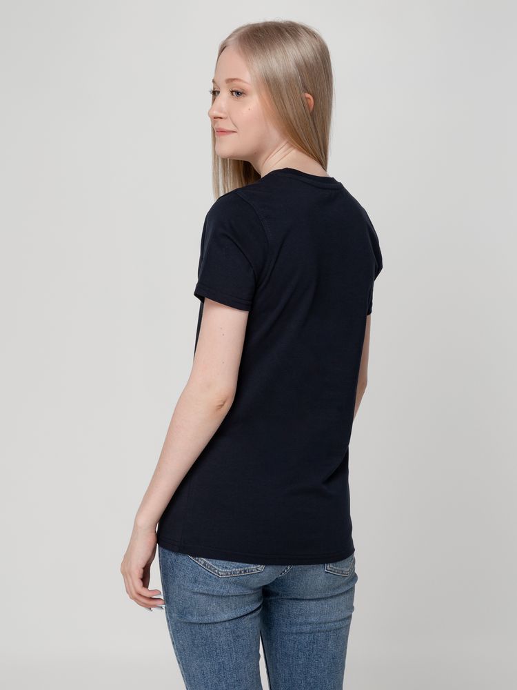 Футболка женская T-bolka Lady, темно-синяя / Миниатюра WWW (1000)