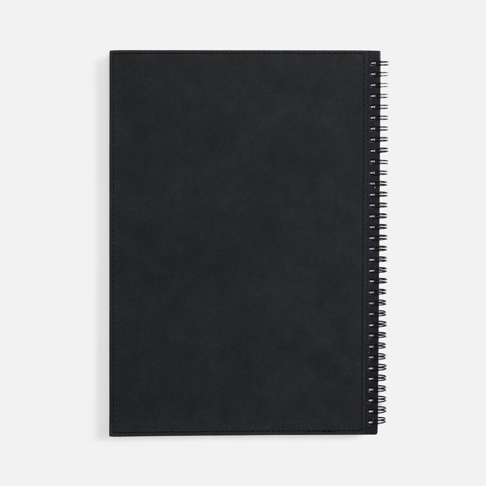 Ежедневник Notera Maxi, недатированный, черный / Миниатюра WWW (1000)