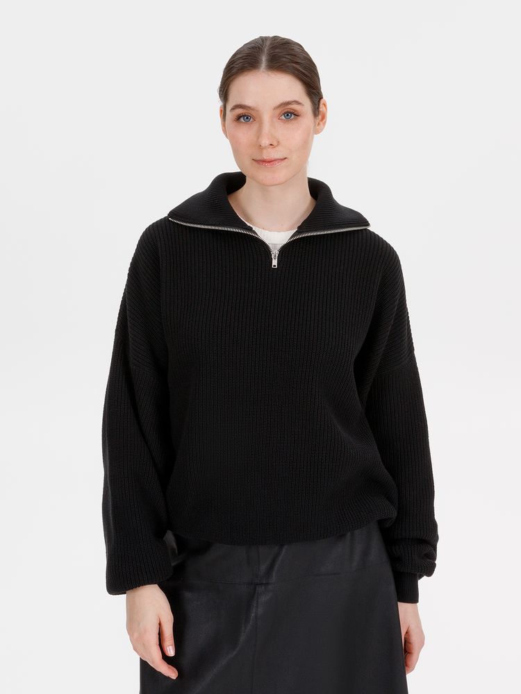 Джемпер Siluetti Birne, черный / Миниатюра WWW (1000)